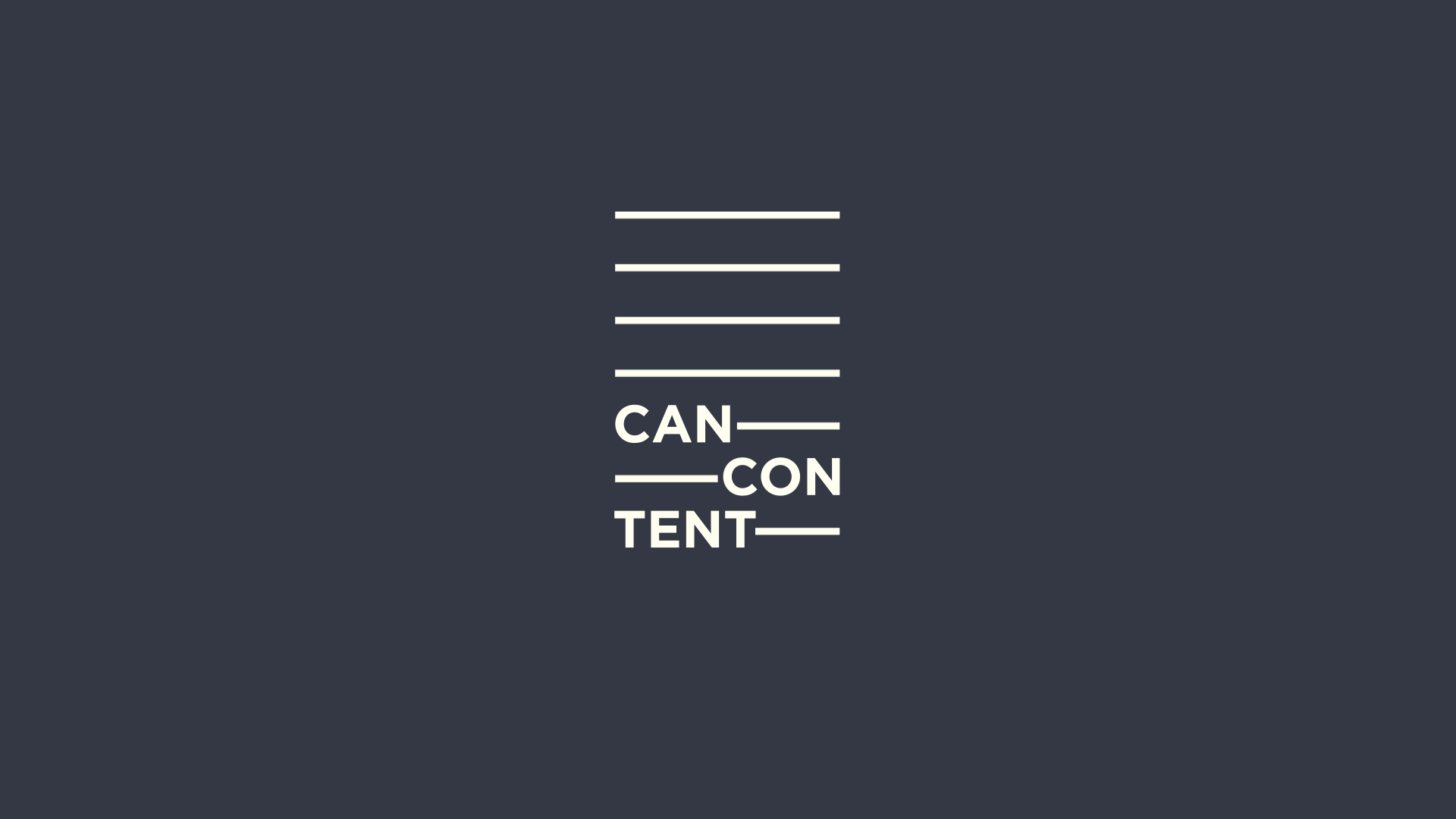 Brand identity for Cancontent film company by FUERA