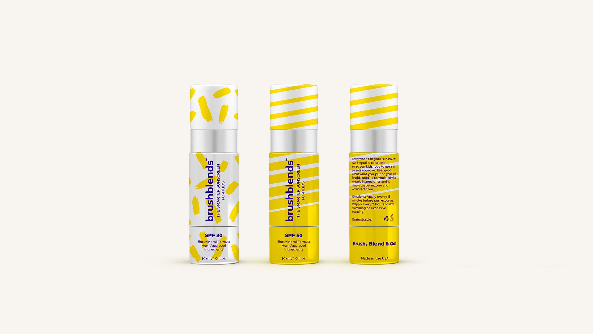 Identity and packaging for a line of children sunscreens by FUERA
