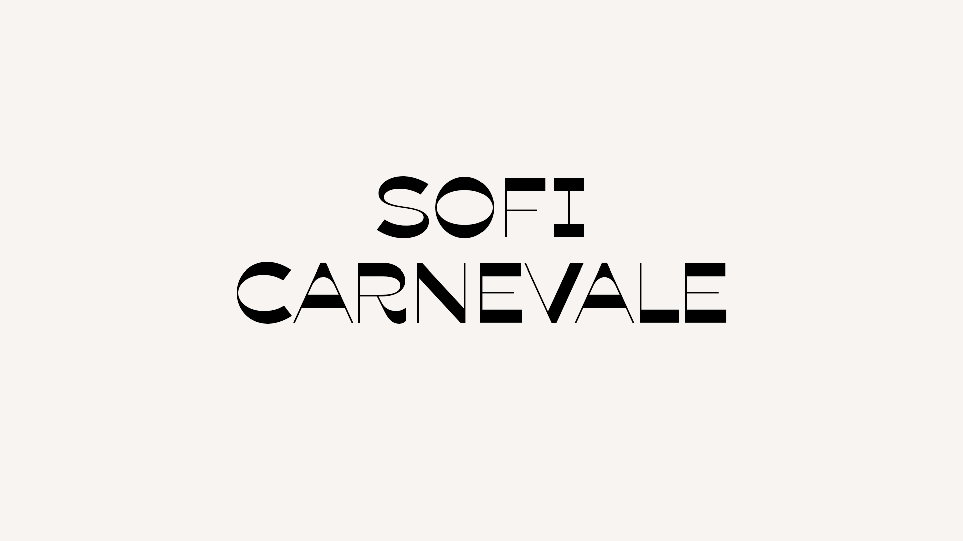 Brand identity for Sofi Carnevale, a makeup artist from Buenos Aires, Argentina by FUERA